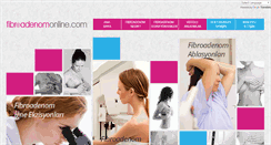 Desktop Screenshot of fibroadenomonline.com